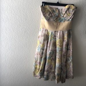 Elizebeth and James strapless dress